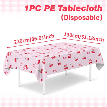 nappe blanche rose imperméable huile réutilisable arcs roses points dorés festive maison
