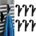 crochet radiateur moderne noir blanc suspension bar étagère salle bain organisateur maison support porte