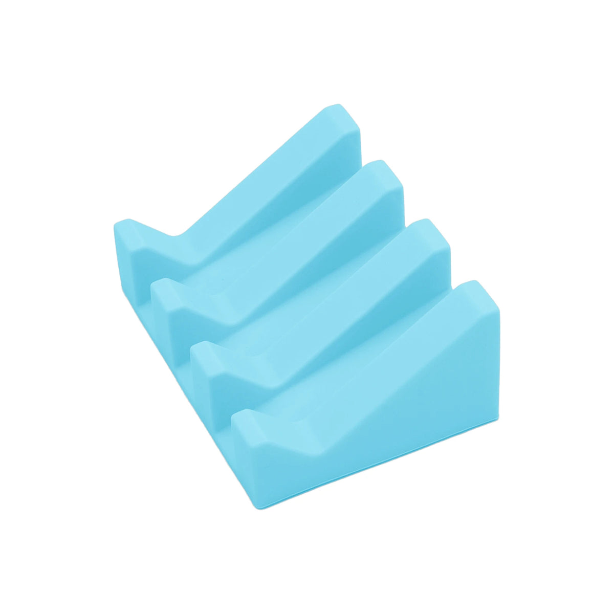 support savon moderne silicone couleur noir vert clair motif abstrait sourires texture douce salle
