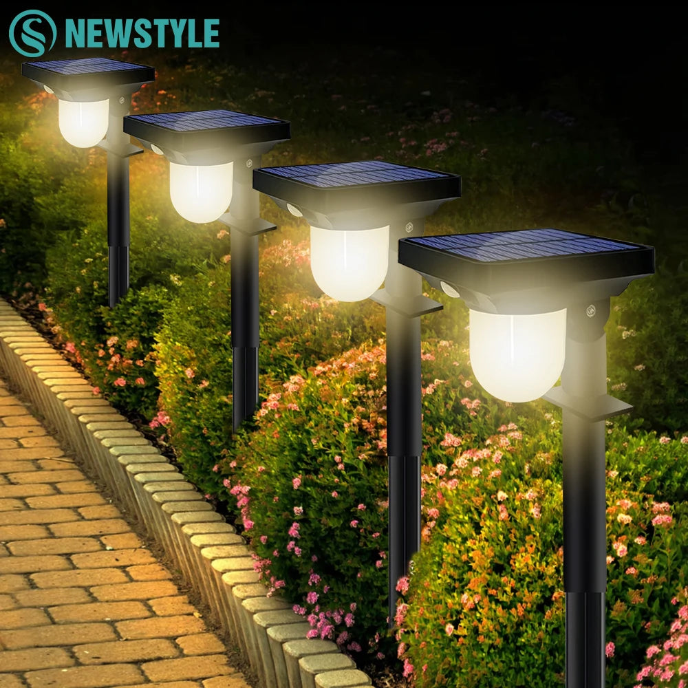 projecteurs solaires autonomes détecteur mouvement ip65 led noir blanc contemporains jardin extérieur