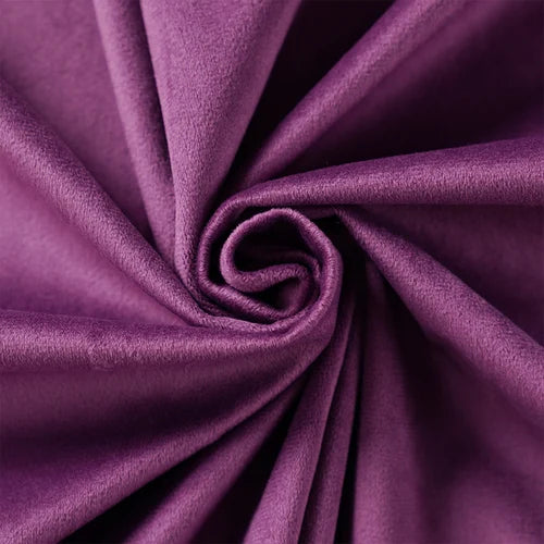 tissu velours polyester largeur 155cm couleurs vert beige rose bleu jaune uni opaque moderne