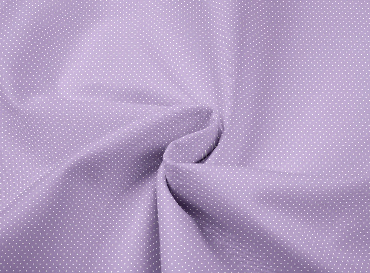 tissu popeline 100% coton imprimé petits points blancs beige rose violet bleu jaune moderne