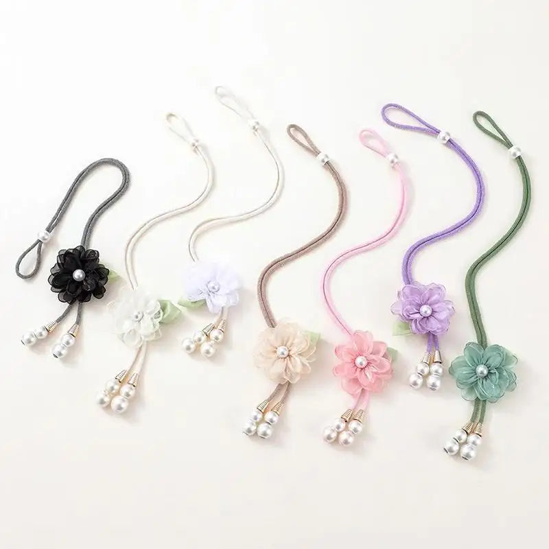 ruban fenêtre fleuri décoratif violet noir blanc rose vert élégant multifonction fixe