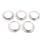anneaux métalliques argentés industriels 60 paires diamètre intérieur 4cm coton rideau polonais accessoireuminiumallié