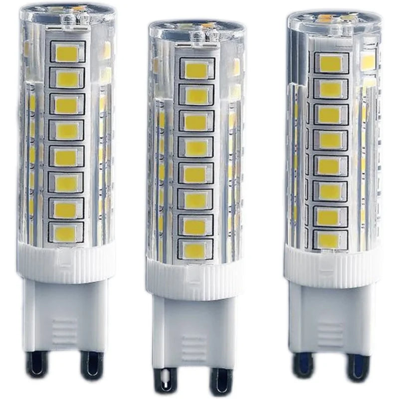 ampoules led g9 blanc carrés jaunes modernes 360° opaques 500 999 lumens 110 240v