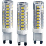 ampoules led g9 blanc carrés jaunes modernes 360° opaques 500 999 lumens 110 240v