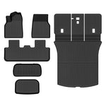 tapis sol voiture noir rayures horizontales velcro moderne tapis avant arrière coffre seau inférieur