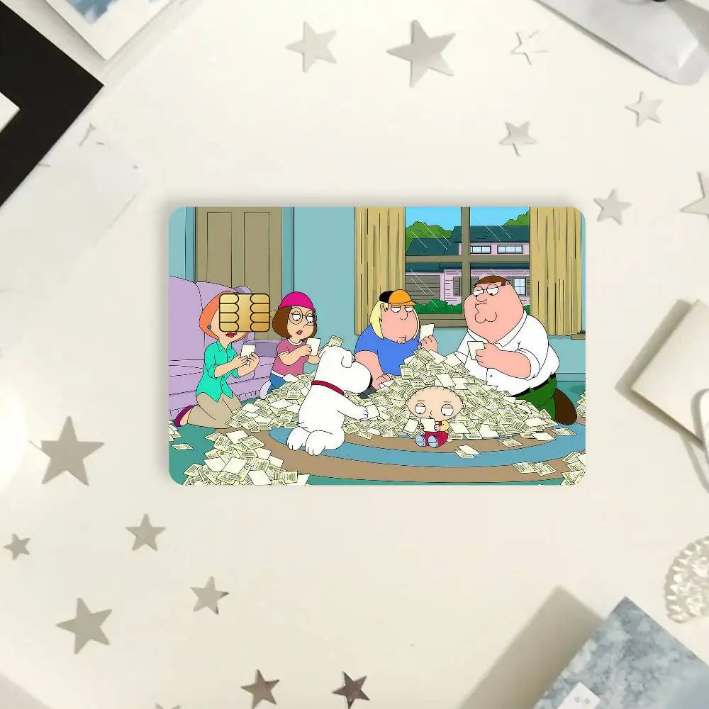 cartes d'identité personnalisées dessins animés adhésifs humour bleu blanc noir orageuses pochettes rangement