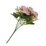 décoration intérieure bouquet artificiel roses soie classique blanc violet noir
