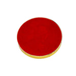 drapeau table double face rouge argenté drapeaux opaques tissu lisse support métal brillant base