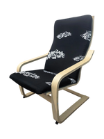 housse chaise gris clair fleurs blanches moderne salon élasthanne polyester imperméable extensible