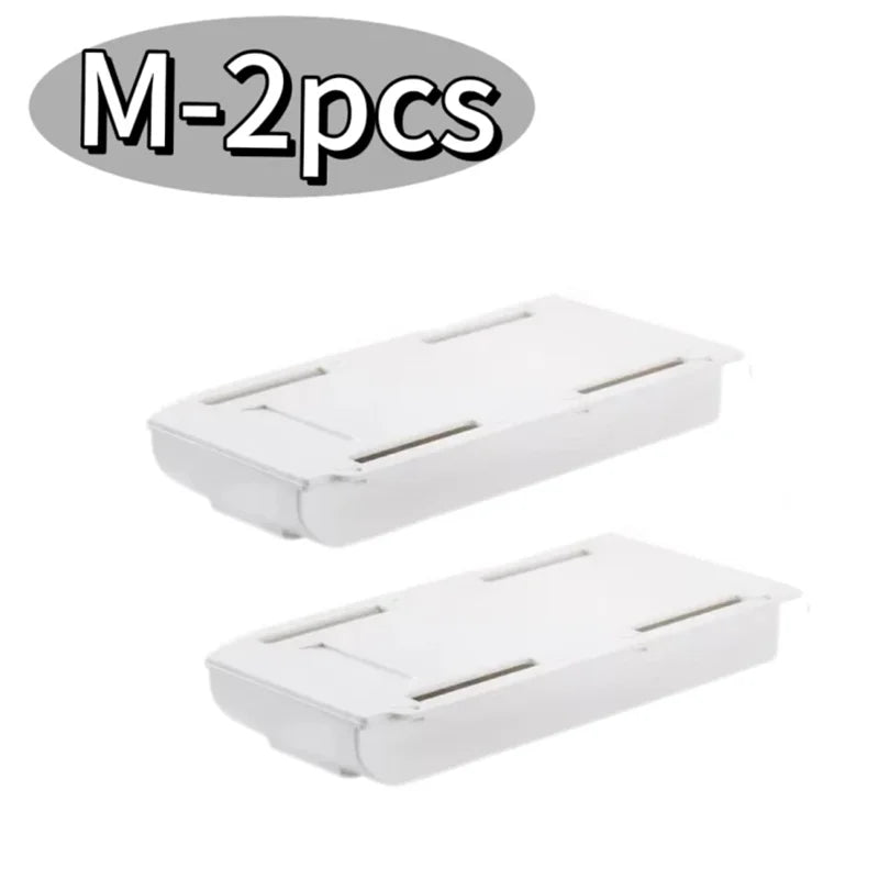 boîte rangement tiroir adhésive blanche moderne organisateur imperméable plastique