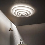 plafonnier led ultra mince spirale moderne nordique lumière blanc salon chambre