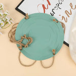 panier suspendu moderne cache plat vert rouge marron blanc anneau métal cordons fleur intérieur