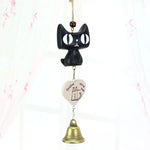 ornements résine cloches jardin japonais totoro animal compagnie motifs bois opaque artisanal