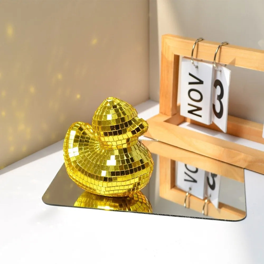canard miroir disco or rose argent deco moderne chambre enfants
