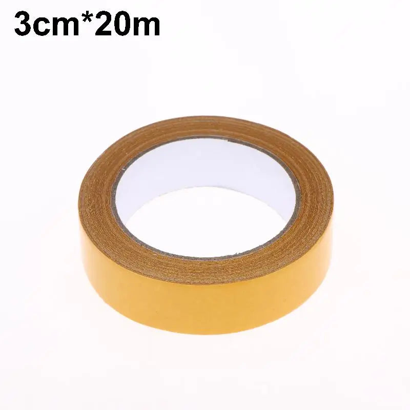 ruban adhésif double face jaune mat opacité opaque utilitaire 3cm 10m 20m 5cm fixations