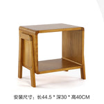 rangement meuble bois moderne tabouret empilable entrée chaussures stockage