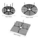 grille protection moderne plantes marron noir 19cm 30cm facile construction solide multi usages