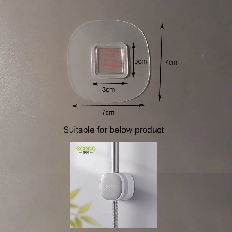 support savon transparent adhésif moderne rectangulaire carrés plastique fixe rangement