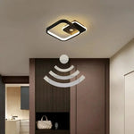 lumière détecteur mouvement noir blanc doré moderne flux lumineux led 249 2000v