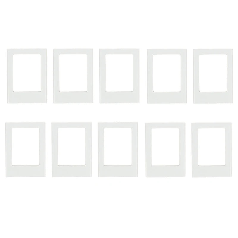 cadres photo aimants couleurs violet rose bleu moderne minimaliste cartes postales