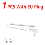 barre lumineuse led moderne 30cm 40cm 50cm adhésif blanc lisse opaqué câble adaptateur
