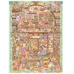 autocollants 3d multicolores illustration village artiste scènes effet diy peinture huile superposés autoadhésifs