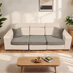 housses canapé velours 100% polyestère vert olive gris bleu marine marron moderne printemps été