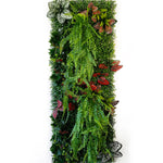 panneau végétal mural plante artificielle herbe décorative jardin extérieur moderne vert rouge blanc