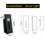 lampe mur moderne argent blanc doré noir adhésive led 220v aluminium