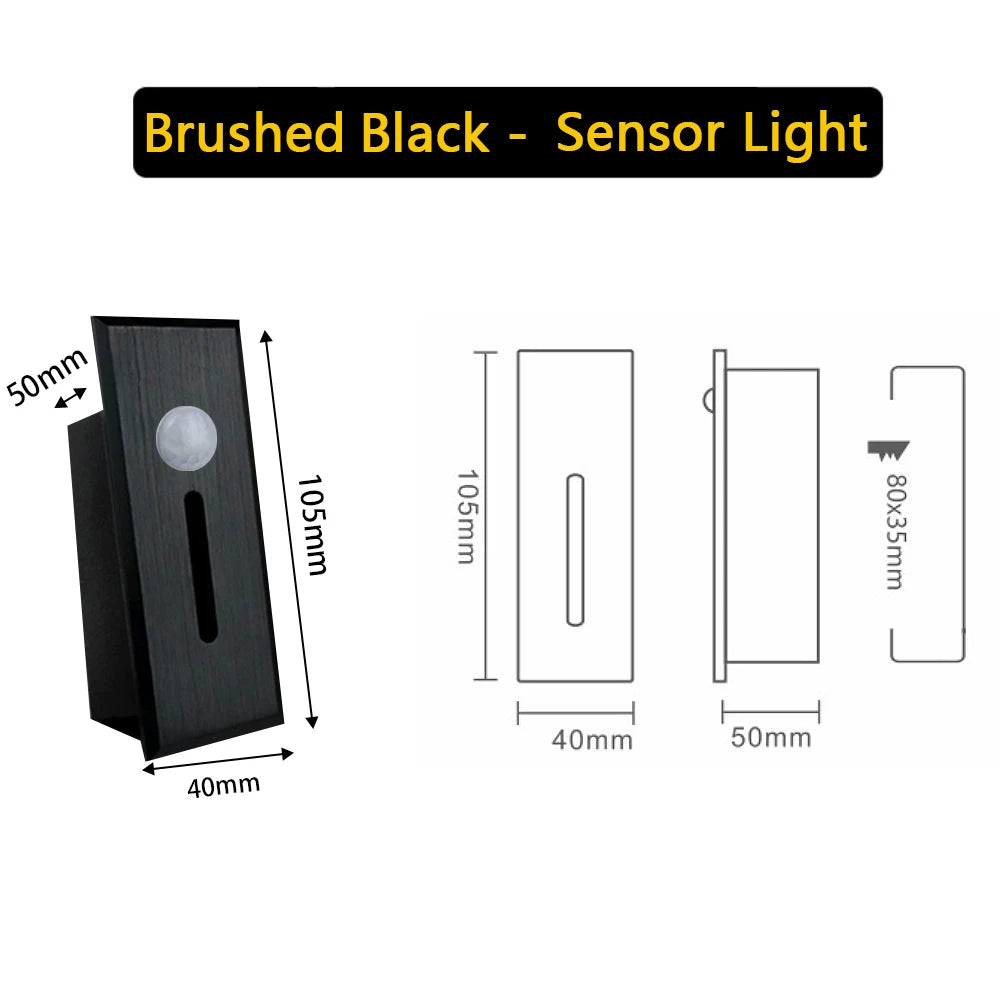 lampe mur moderne argent blanc doré noir adhésive led 220v aluminium