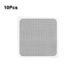 filet moustiquaire adhésif gris clair maille fine pratique anti moustiques 10cm 10cm pack 10pcs
