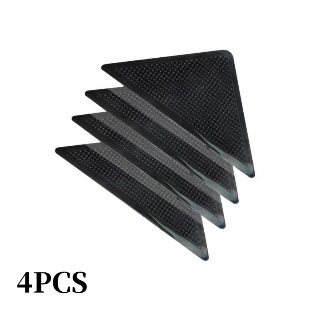tapis antidérapant noir moderne adhésif perforations grille haute adhérence lavable intérieur plat surfaces