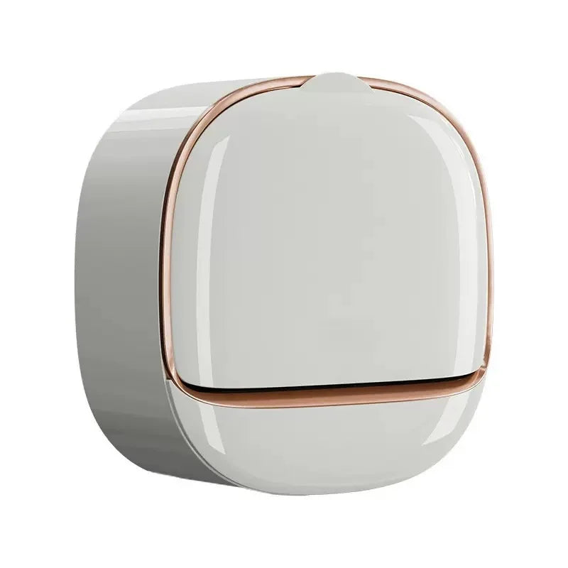 distributeur savon moderne adhésif blanc or rond brillant grille tailles différents savons