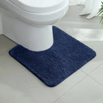 tapis bain moderne gris rose peluche épaisse antidérapant respectueux environnement 50x50cm