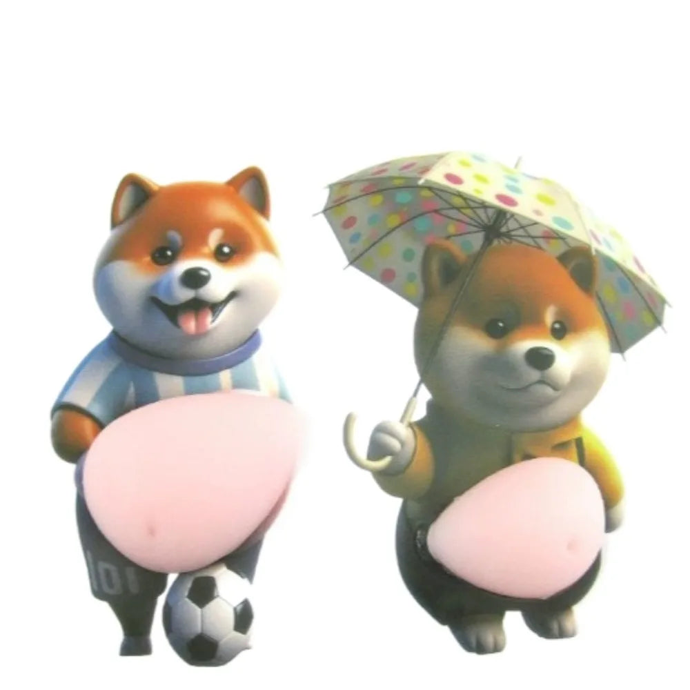 autocollants 3D mignons chiens chats vêtements transparents cartoon adhésifs orange gris rose beige