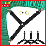 attaches draps noires blanches élastiques réglables clips lit maison modernes qualité solides