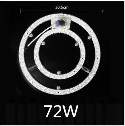 anneau lumineux led blanc moderne 12w 18w 24w 36w 48w vis connecteur électrique