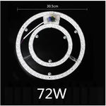anneau lumineux led blanc moderne 12w 18w 24w 36w 48w vis connecteur électrique