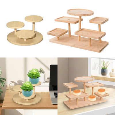 Étagère échelle en bois massif couleur marine organisant des bijoux et cosmétiques