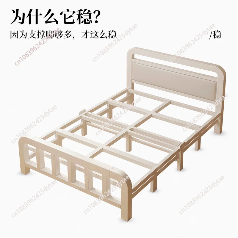 lit rabattable blanc moderne matelas gris tissu oreillers tête lit minimaliste
