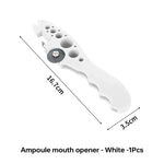 outil débouchage bouteilles bleu rose blanc texture caoutchouc perforations ergonomique vis interchangeable