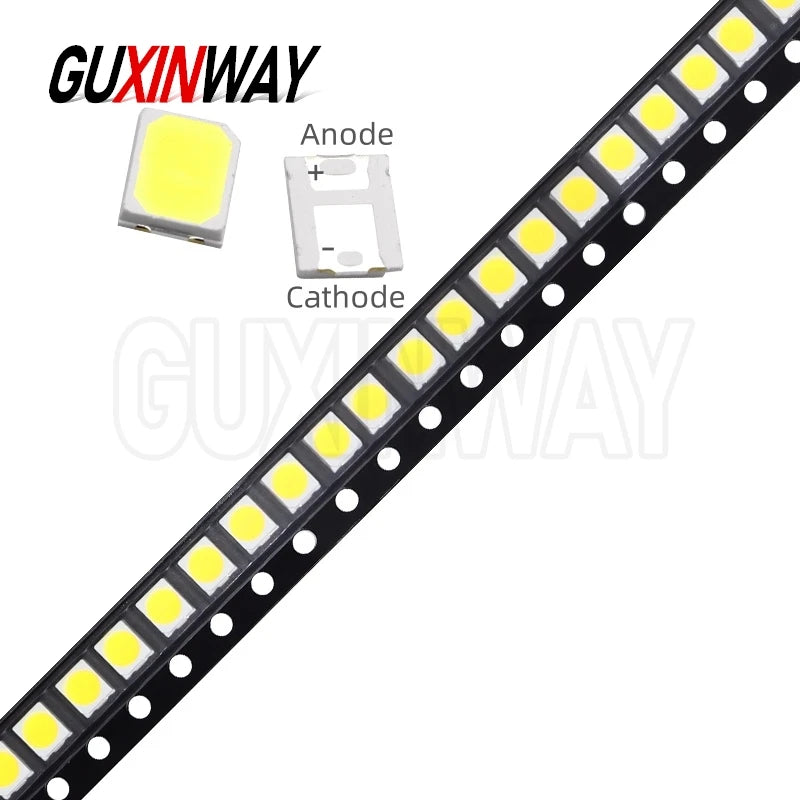 diodes led blanc blanc chaud smd surface mount device 2835 5w 1w 3v 18v