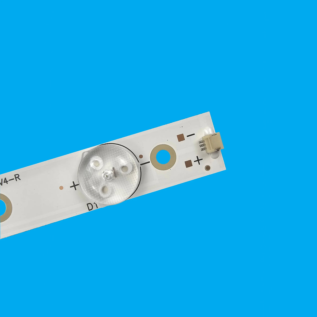 bande lumineuse led blanc moderne adhésive connecteurs intégrés technologie télévision facile