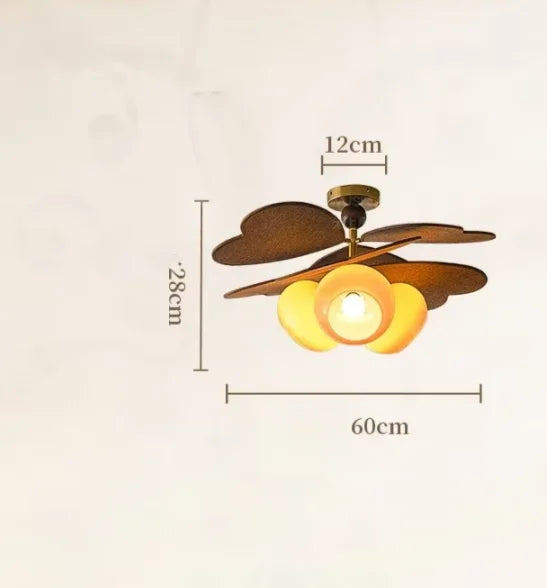 Lampe suspendue moderne ampoules LED toiles lin marron clair chambre salle manger