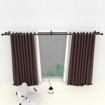 tige rideaux moderne noire réglable 60 147 pouces points clairs clips inclusion