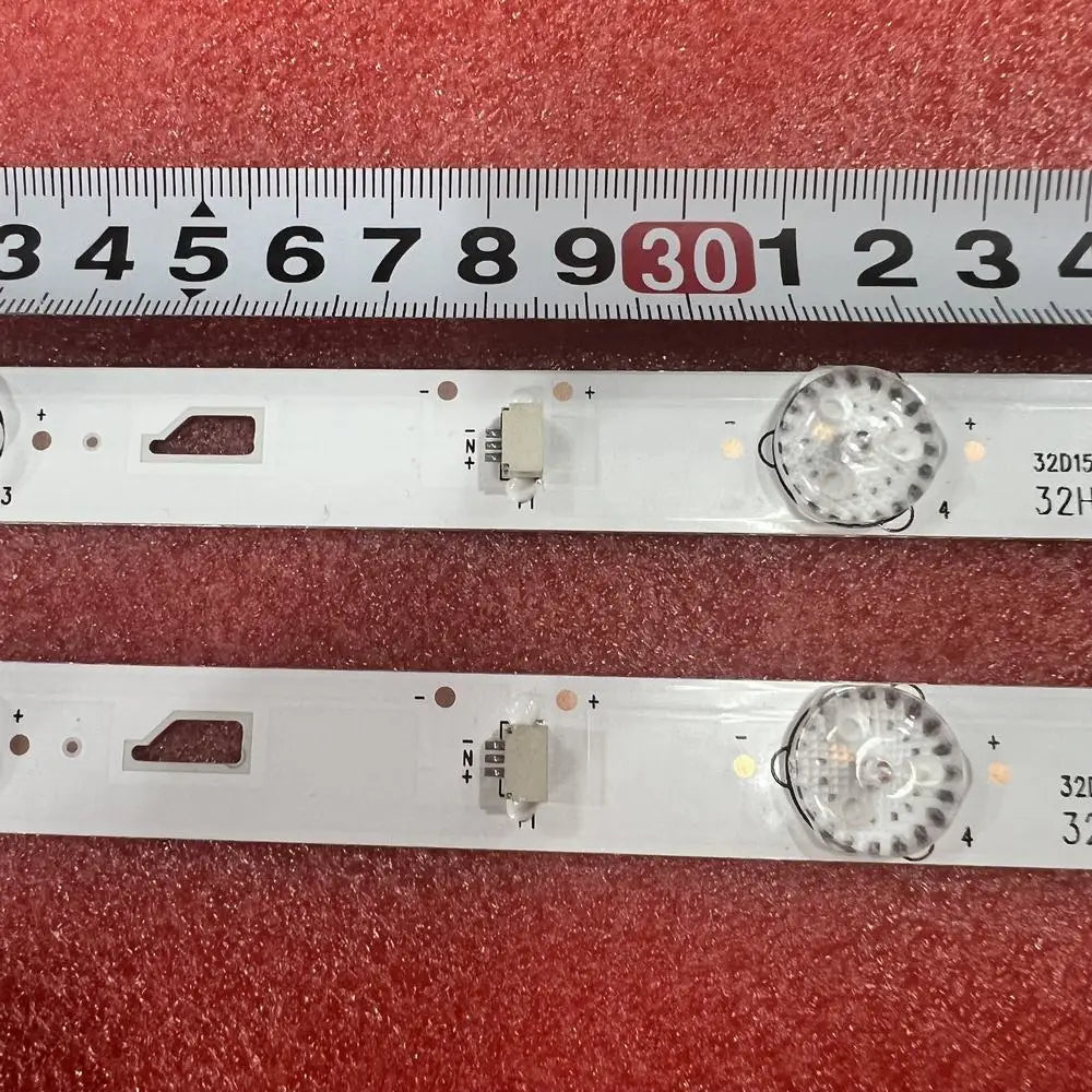 Bande LED encastrable pour TV vue de face