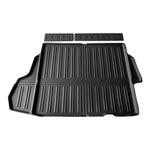 tapis sol voiture noir rayures horizontales moderne tpe avant arrière