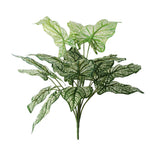 plantes artificielles vertes extérieures décoration jardin feuilles naturelles modernes tringle fixations textures variées